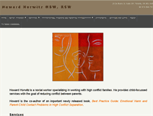 Tablet Screenshot of howardhurwitz.com